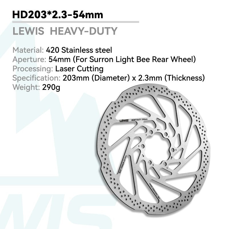 Lewis HEAVY DUTY Disc Brake Rotor